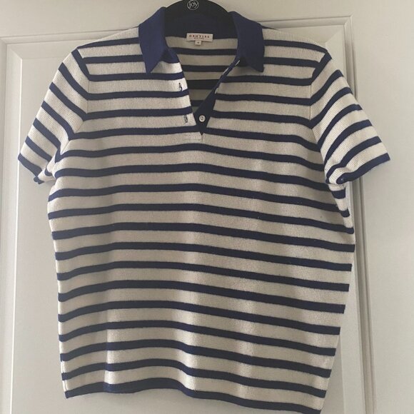 Demylee New York 100% Cashmere Polo Size Medium EUC Worn Once ~$350 - Picture 1 of 4